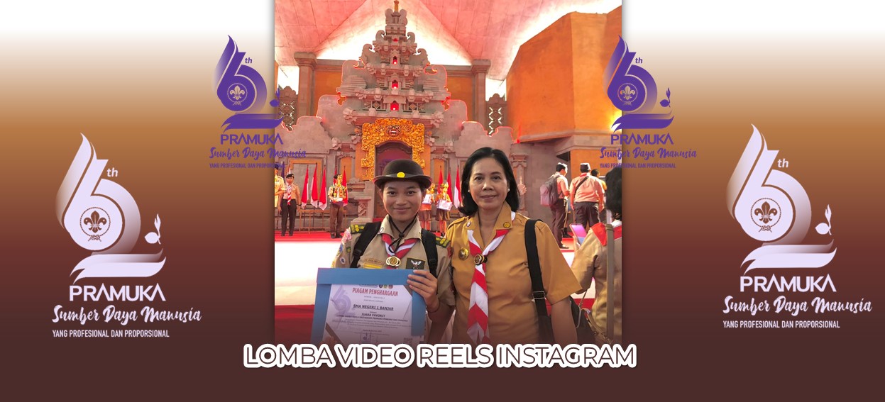 Harumkan SMANSABAR, Tim Pramuka SMA Negeri I Banjar Raih Juara Favorit Video Reels Instagram