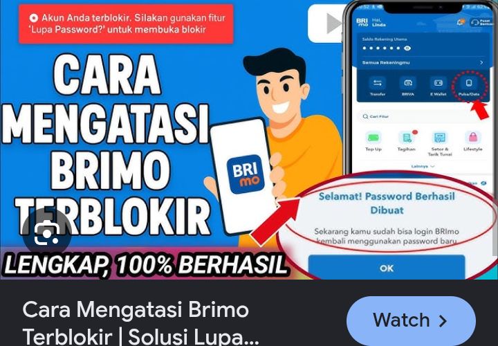 Ini cara atasi buka blokir akun brimo tanpa ke bank