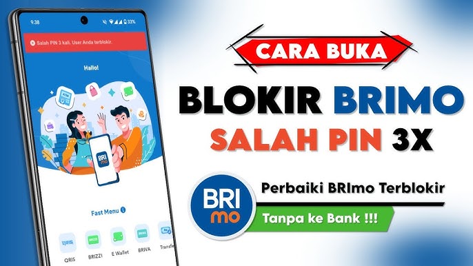 Solusi membuka blokir akun BRImo karena karena salah PIN saat transaksi 3 kali