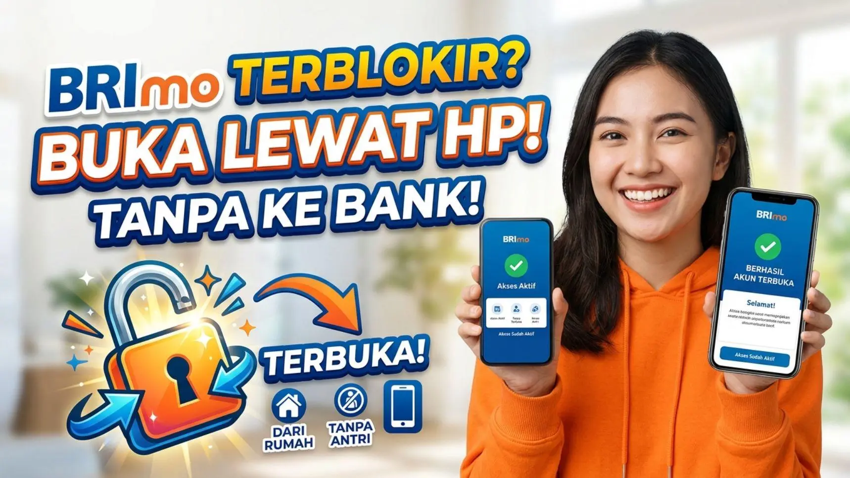 BEGINI SOLUSI cara buka blokir BRImo tanpa ke bank layanan cara atasi buka akun BRImo terblokir